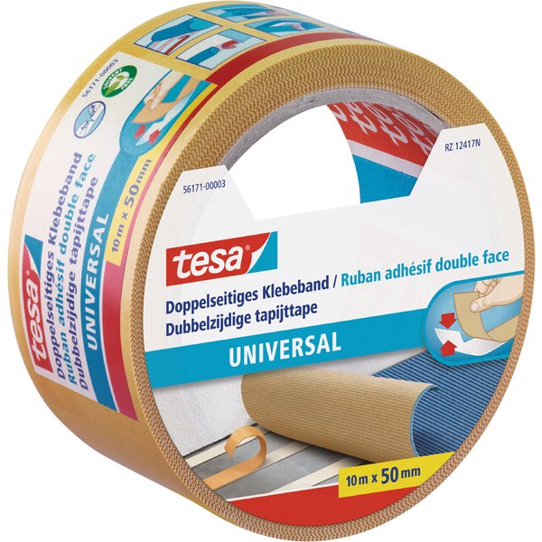 Tesa Doppelseitiges Klebeband Universal, 50 Mm X 10 M-image