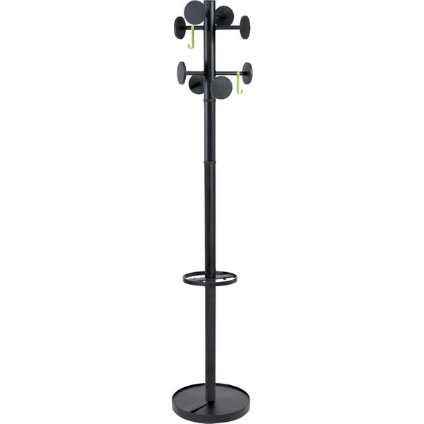 ALBA Garderobenständer , STAN3, , 8 Haken, schwarz