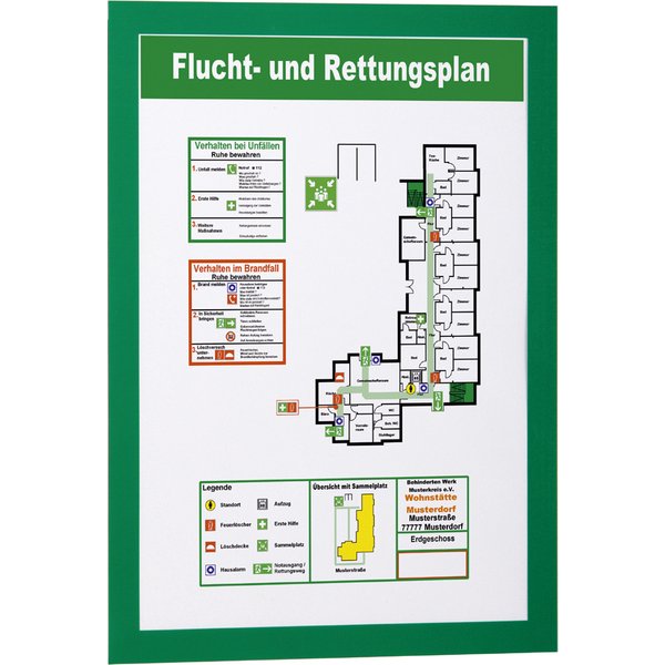DURABLE Magnetrahmen DURAFRAME, DIN A4, dunkelblau