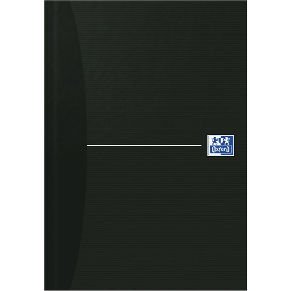 Oxford Notizbuch , Smart Black, , gebunden, DIN A5, liniert