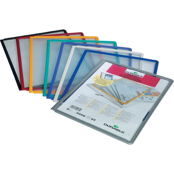 DURABLE Sichttafel SHERPA, DIN A4, Rahmen: schwarz