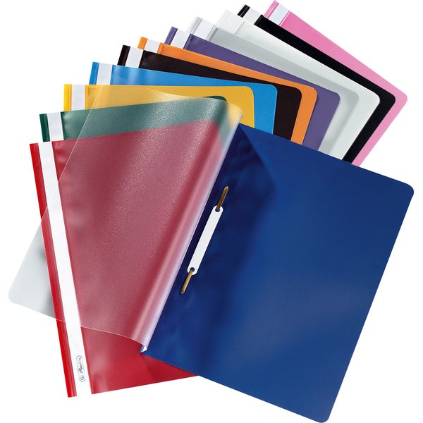 Herlitz Schnellhefter, DIN A4, Aus Pp-Folie, Pink-image