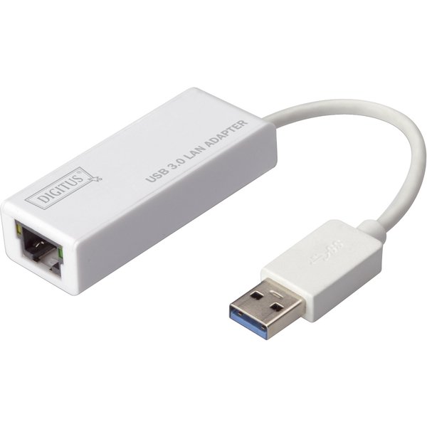 DIGITUS USB 3.0 auf Gigabit Ethernet Adapter, weiß
