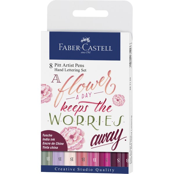 FABER-CASTELL Tuschestift PITT artist pen, 8er Etui