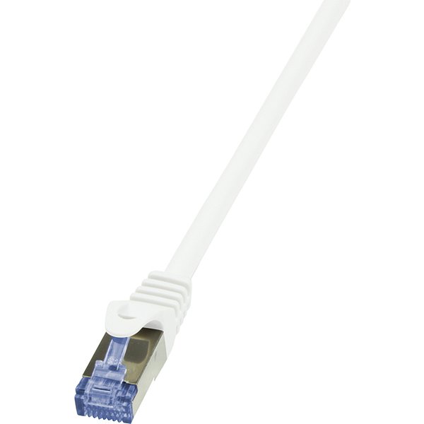 LogiLink Patchkabel PrimeLine, Kat. 6A, S/FTP, 20,0 m, weiß