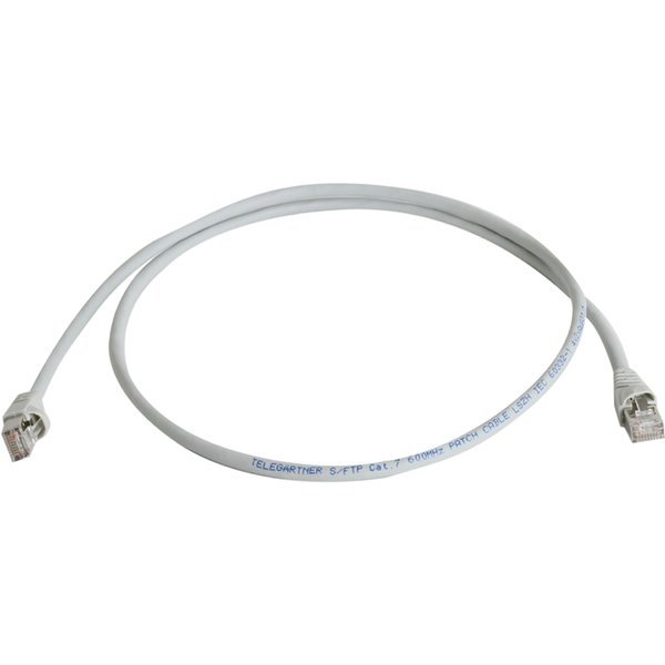 Telegärtner Patchkabel, Kat.6A (tief), S/FTP, 10,0 m, schwar