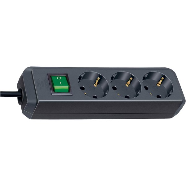 Brennenstuhl Steckdosenleiste , Eco-Line, , 3-Fach, Weiß-image