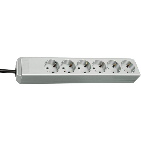 brennenstuhl Steckdosenleiste , Eco-Line, , 6-fach, weiß