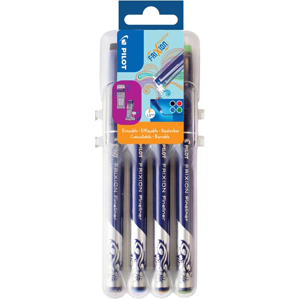 PILOT Fineliner FRIXION EVOLUTIVE SET, 4er Etui