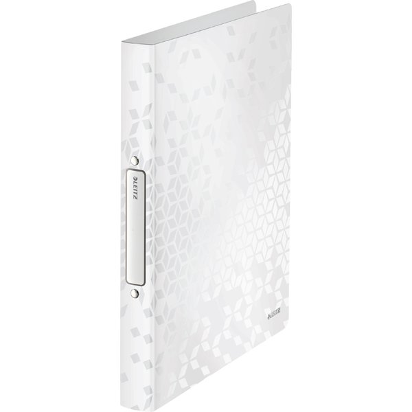 LEITZ Ringbuch WOW, DIN A4, PP, weiß, 4 Ringe