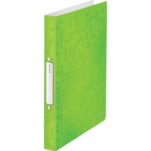 LEITZ Ringbuch WOW, DIN A4, PP, grün, 2 Ringe