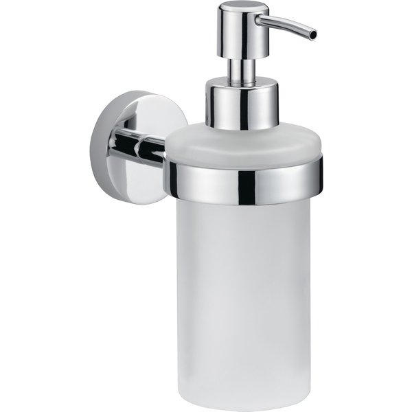 Tesa Seifenspender Smooz, Satiniertes Glas, FüLlmenge 200 Ml-image