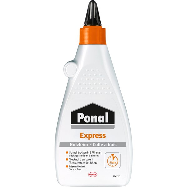 Ponal Express Holzleim, LöSemittelfrei, 550 G Flasche-image