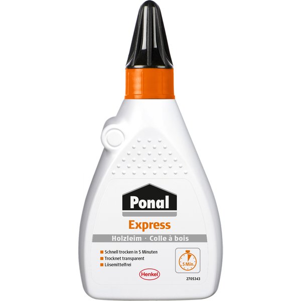 Ponal Express Holzleim, LöSemittelfrei, 120 G Flasche-image