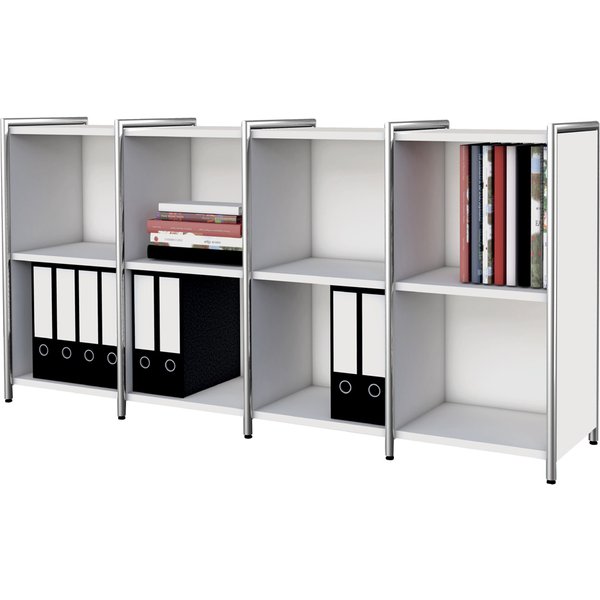 kerkmann Sideboard Artline, 2 OrdnerhöHen, 10 FäCher, Weiß-image