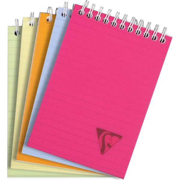 Clairefontaine Spiral-Notizblock LINICOLOR, DIN A6, liniert