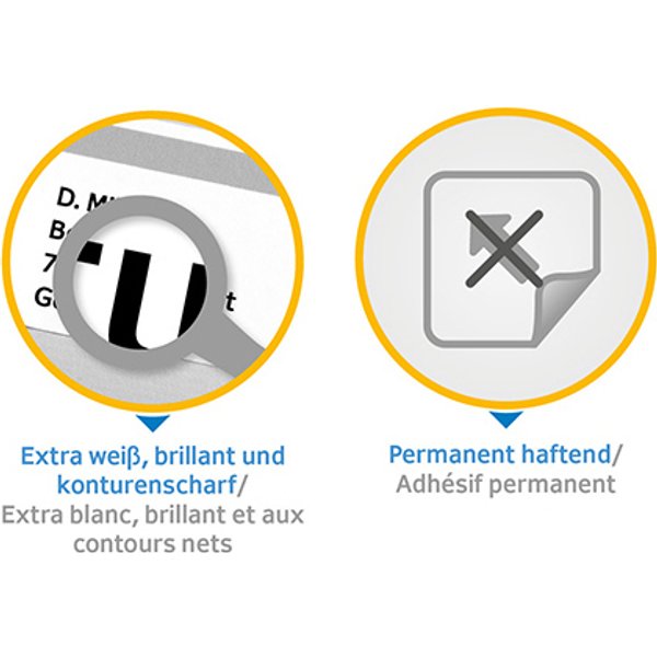 Herma Universal-Etiketten Premium, 70 X 16,9 Mm, Weiß-image
