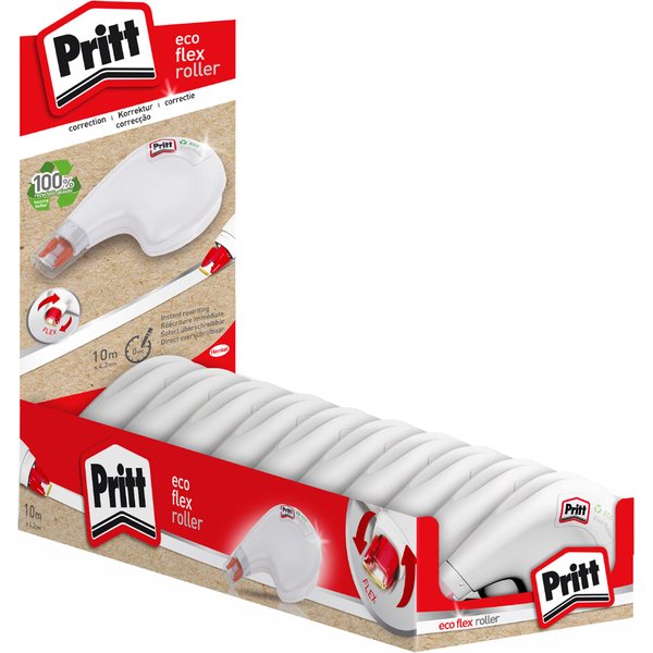 Pritt Korrekturroller Eco Flex, 4,2 Mm X 10 M, 10Er Display-image
