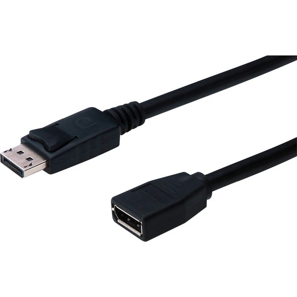 DIGITUS DisplayPort 1.2 Verlängerungskabel, 2,0 m, schwarz