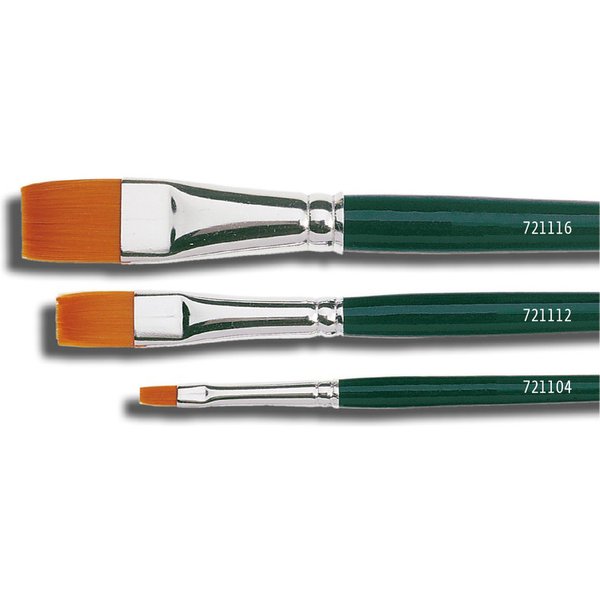 KREUL Haarpinsel Hobby Line BASIC, Nylon, flach, Gr. 16