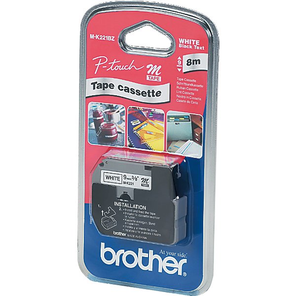 brother M-Tape M-K231 Schriftbandkassette, Bandbreite: 12 mm