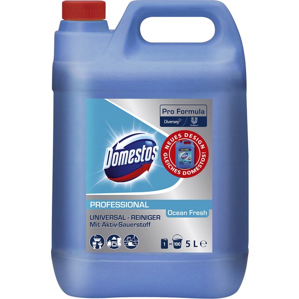 Domestos Professional Oberflächenreiniger Ocean Fresh, 5 L