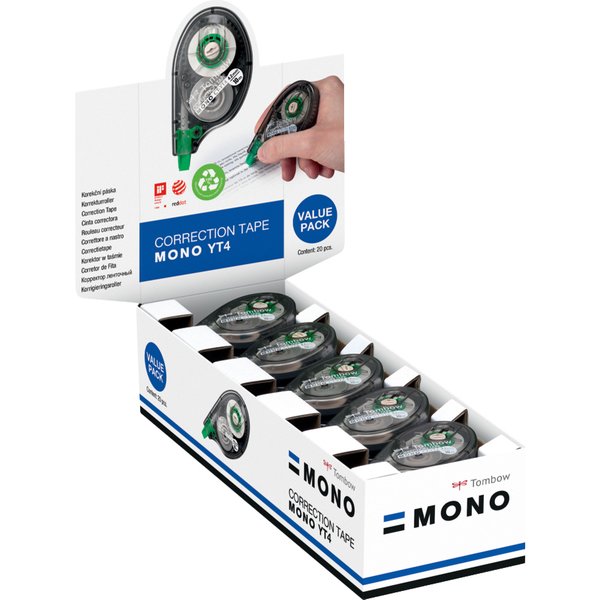 Tombow Korrekturroller , MONO CT-YT4, , 4,2 mm x 10 m, Display
