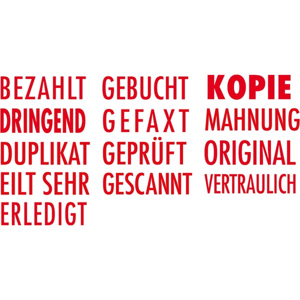 COLOP Textstempel Printer 20 , ORIGINAL, , mit Textplatte