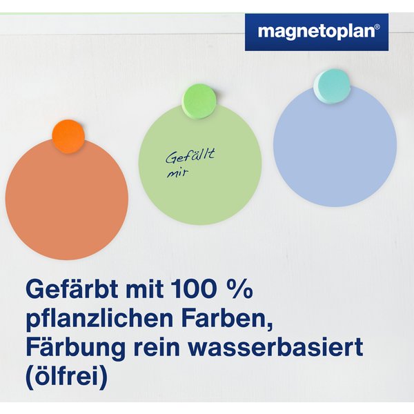 magnetoplan Moderationskarten Rund, Durchmesser: 140 Mm-image