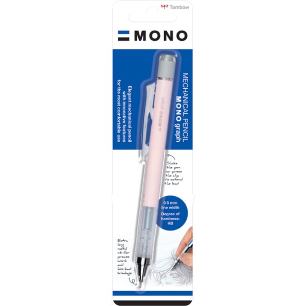Tombow Druckbleistift , MONO graph, Pastell, korallenrosa