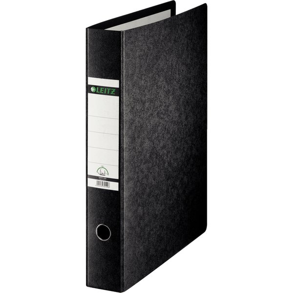 LEITZ Hartpappe-Ordner, 180 Grad, DIN A3 quer, 77 mm,schwarz