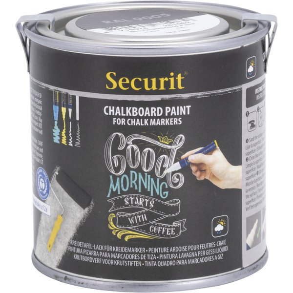 Securit Tafellack PAINT, schwarz, 250 ml