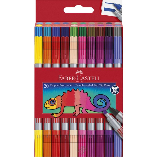 Faber-Castell Doppelfasermaler, 20Er Etui-image