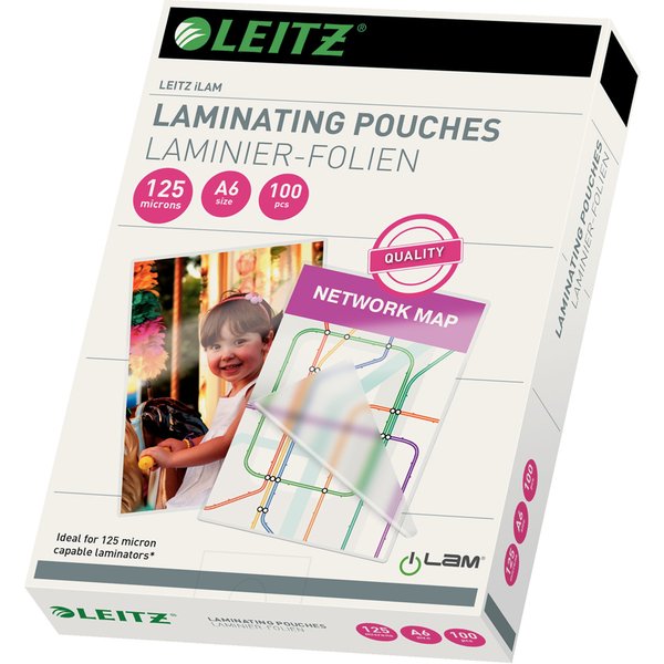 LEITZ Laminierfolientasche, DIN A3, glänzend, 250 mic