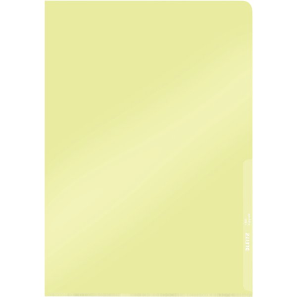 LEITZ Sichthülle Premium, A4, PVC, gelb, 0,15 mm