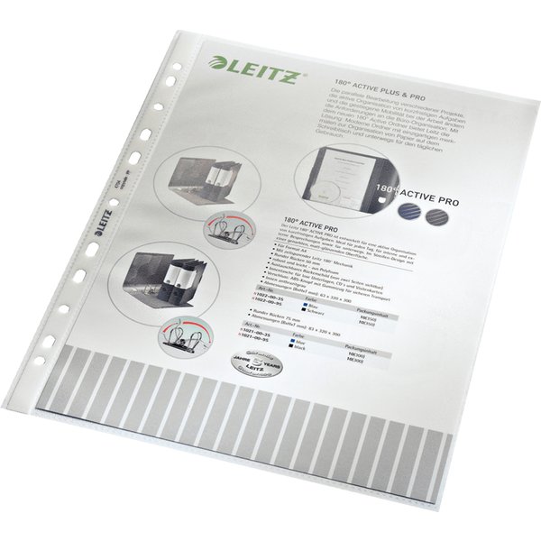 LEITZ Prospekthülle Standard, A4, PP, genarbt, 0,09 mm