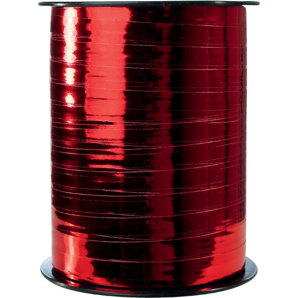 Clairefontaine Geschenkband auf Spule, metallic, rot