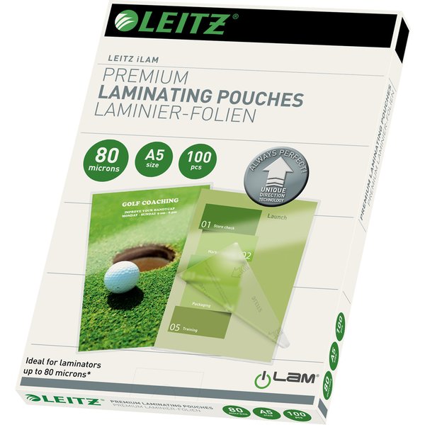LEITZ Laminierfolientasche iLAM, DIN A4, glänzend, 250 mic