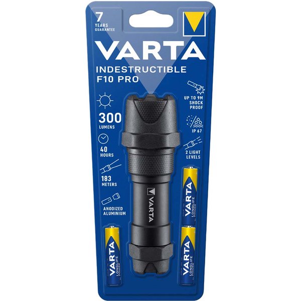 VARTA Taschenlampe , Indestructible F10 Pro, , inkl. 3 AAA