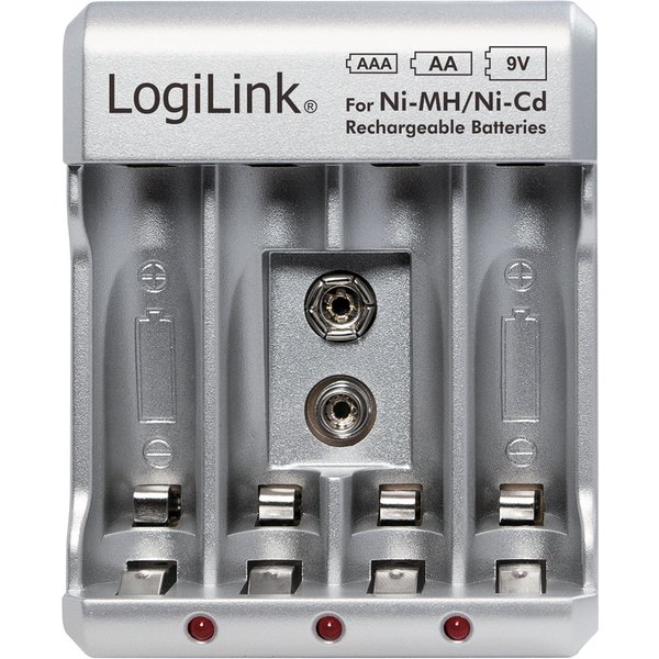 LogiLink Stecker-Ladegerät, silber