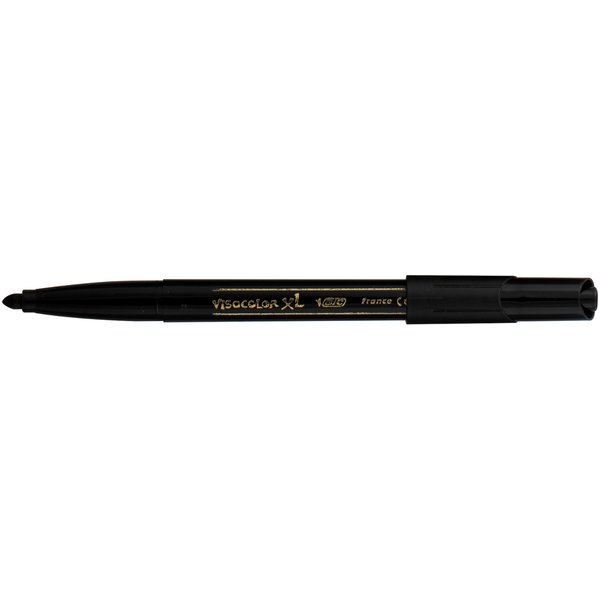 BIC KIDS Fasermaler , Visacolor XL, , schwarz, 12 Stück