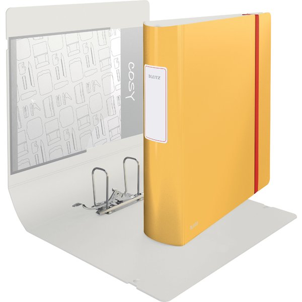 LEITZ Ordner Active Cosy, 180 Grad, DIN A4, 82 mm, grau