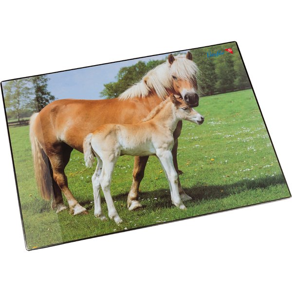 Läufer Schreibunterlage Pferd und Fohlen, 400 x 530 mm