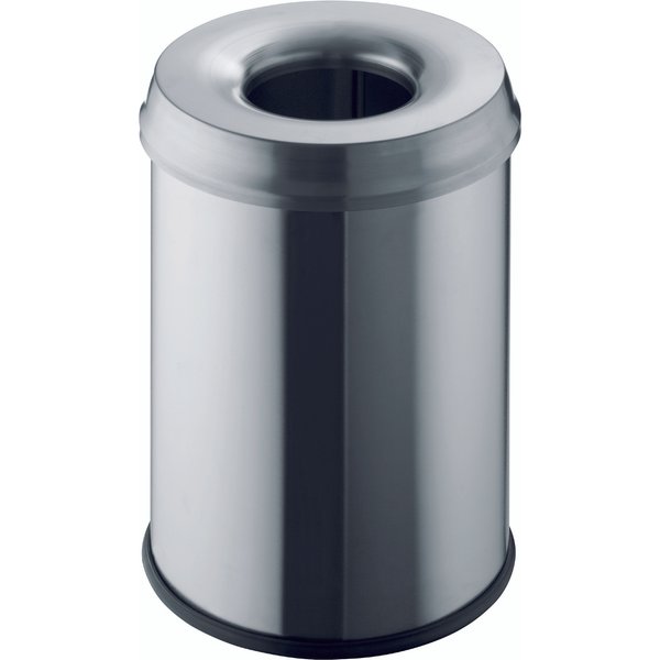 helit Stahl-Papierkorb , the guardian, , 15 Liter, schwarz