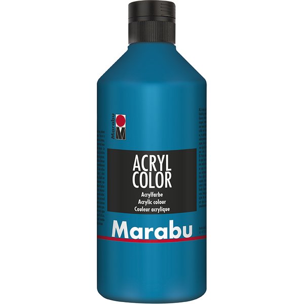 Marabu Acrylfarbe Acryl Color, 500 Ml, Weiß 070-image