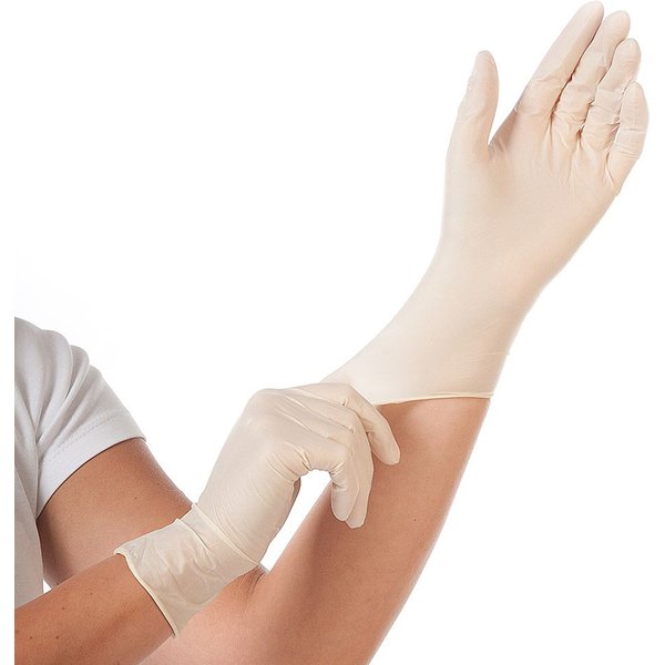 HYGONORM Latex-Handschuh Grip Light, S, weiß, puderfrei