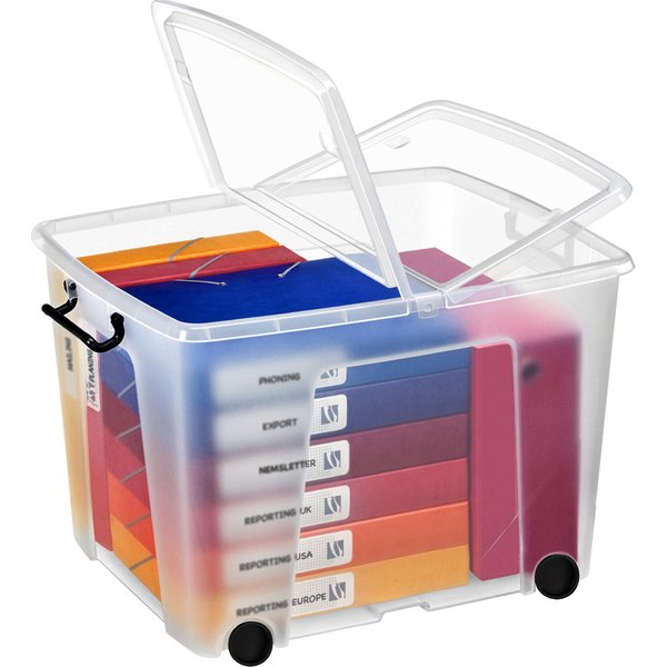 CEP Aufbewahrungsbox strata, mit Rollen, 75 Liter