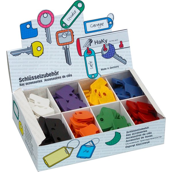 Wedo SchlüSselkappen Eckig, 200Er Display-image