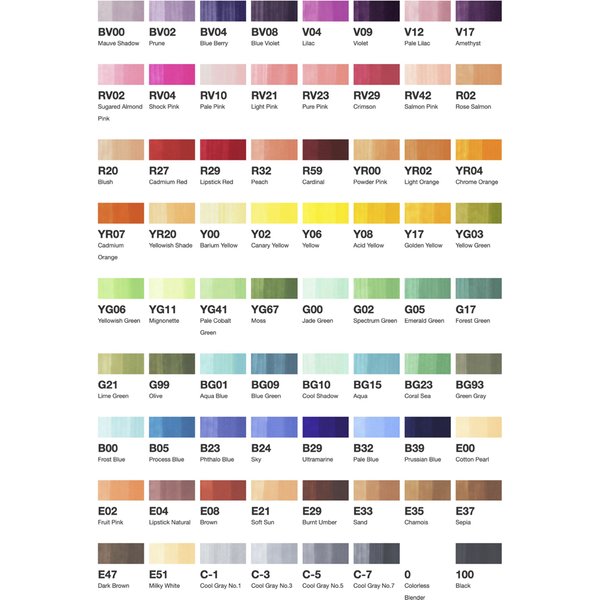 Copic Marker Ciao, 72Er Set A-image