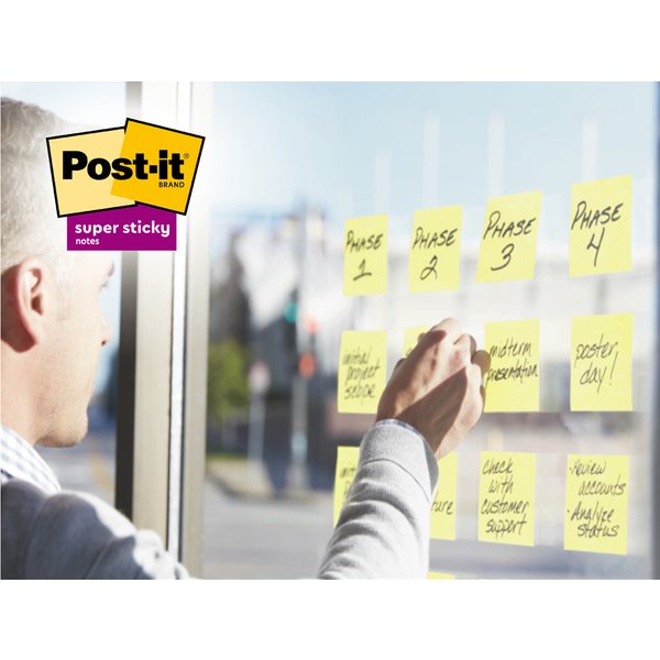 Post-it Haftnotizen super sticky z-notes, 76 x 76 mm, 20+4